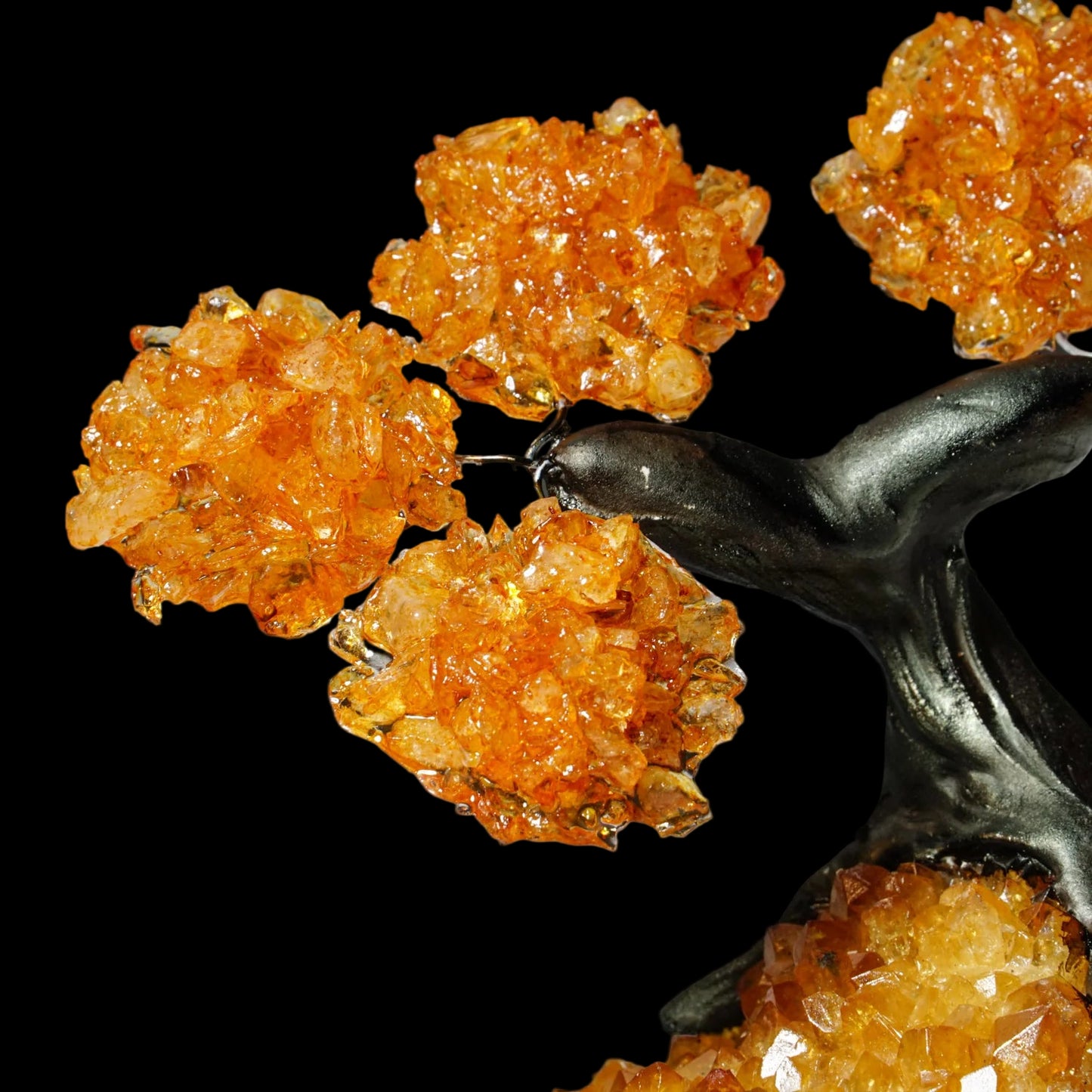 One of a kind Citrine Gemstone Tree on Citrine Stone Base – Spiritual Home Decor