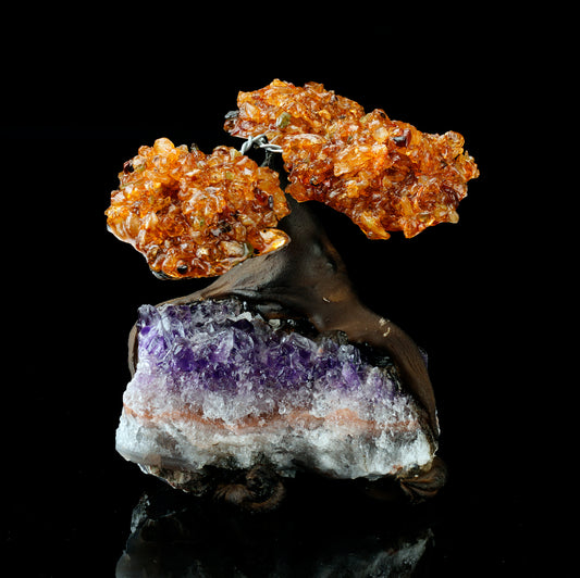 Citrine Gem Tree – Abundance Crystal Tree for Wealth & Home Decor | Feng Shui Gift