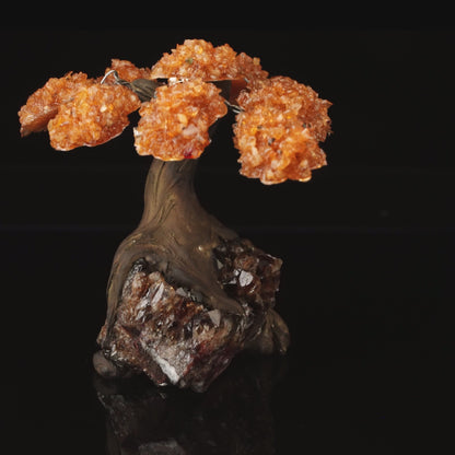 One of a kind Citrine Gemstone Tree on Citrine Stone Base – Spiritual Home Decor